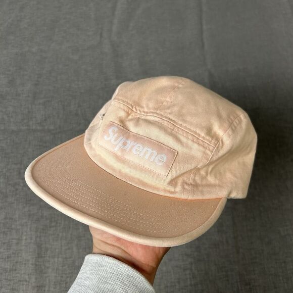 Supreme Other - Pink Supreme Perforated 5 Panel Camp Hat SS17 Made in USA
